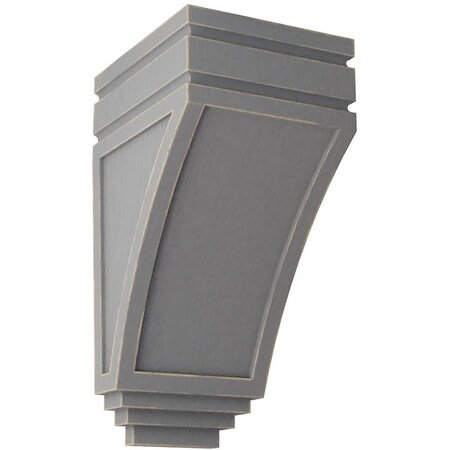 Ekena Millwork 5"W x 6"D x 10 1/2"H Medium San Juan Wood Vintage Decor Corbel, Pebble Grey CORWD05X06X10SJPG